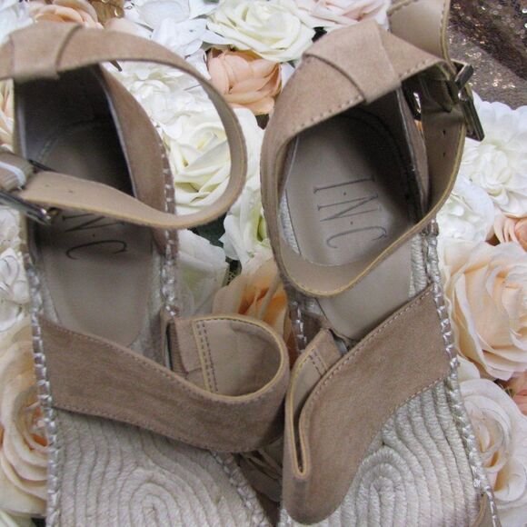 NWT INC wedge espadrilles 8 - Picture 5 of 9